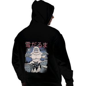 Shirts Pullover Hoodies, Unisex / Small / Black Kaiju Snowman