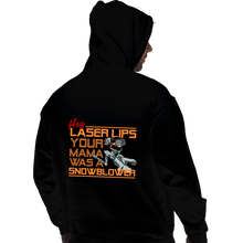 Load image into Gallery viewer, Secret_Shirts Pullover Hoodies, Unisex / Small / Black Hey, Laser Lips!

