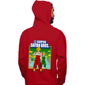 Shirts Pullover Hoodies, Unisex / Small / Red Super Saiyan Bros