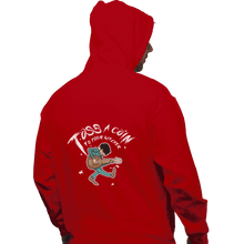 Load image into Gallery viewer, Shirts Zippered Hoodies, Unisex / Small / Red Toss A Coin Pilgrim
