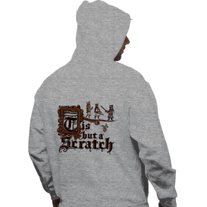Daily_Deal_Shirts Pullover Hoodies, Unisex / Small / Sports Grey Tis But A Scratch