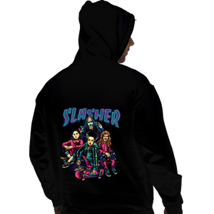Daily_Deal_Shirts Pullover Hoodies, Unisex / Small / Black Slasher Girls