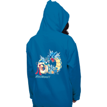 Load image into Gallery viewer, Shirts Pullover Hoodies, Unisex / Small / Sapphire Trainer Neptune
