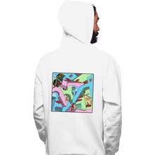Load image into Gallery viewer, Secret_Shirts Pullover Hoodies, Unisex / Small / White Squid Relativity Staircase
