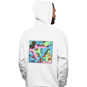 Secret_Shirts Pullover Hoodies, Unisex / Small / White Squid Relativity Staircase