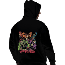 Load image into Gallery viewer, Shirts Zippered Hoodies, Unisex / Small / Black Morgue Stars
