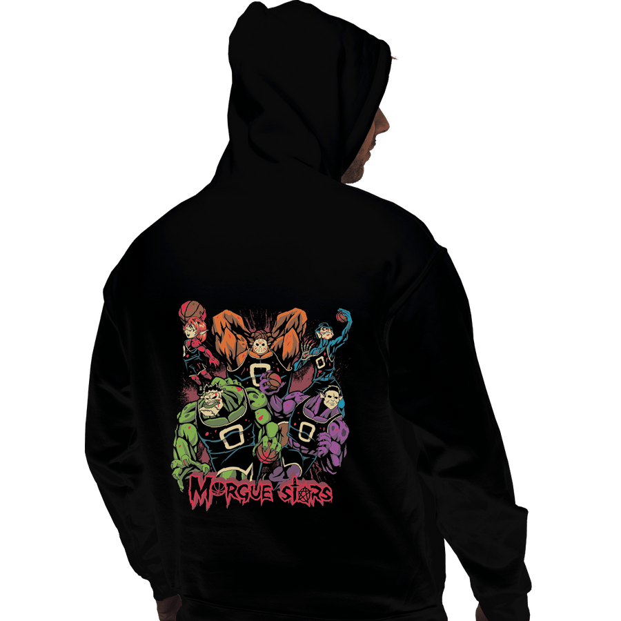 Shirts Zippered Hoodies, Unisex / Small / Black Morgue Stars