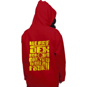 Daily_Deal_Shirts Pullover Hoodies, Unisex / Small / Red 1234 Omb
