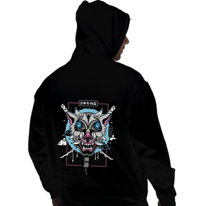 Shirts Pullover Hoodies, Unisex / Small / Black Japanese Boar