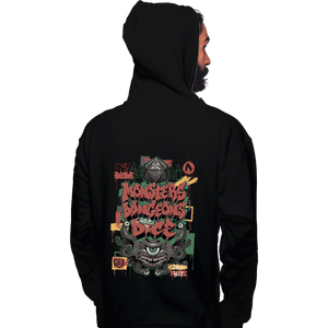 Daily_Deal_Shirts Pullover Hoodies, Unisex / Small / Black Monsters, Dungeons & Dice