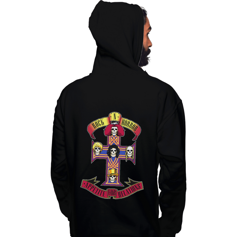 Shirts Zippered Hoodies, Unisex / Small / Black Rock N Horror