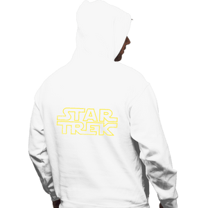 Shirts Zippered Hoodies, Unisex / Small / White Star Trek Logo