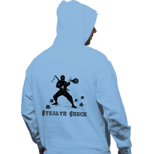 Load image into Gallery viewer, Secret_Shirts Pullover Hoodies, Unisex / Small / Royal Blue Stealth Check
