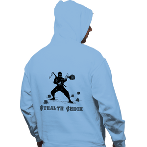 Secret_Shirts Pullover Hoodies, Unisex / Small / Royal Blue Stealth Check