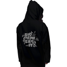 Load image into Gallery viewer, Secret_Shirts Pullover Hoodies, Unisex / Small / Black Did She?
