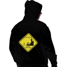 Load image into Gallery viewer, Shirts Zippered Hoodies, Unisex / Small / Black High Ground Warning
