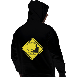 Shirts Zippered Hoodies, Unisex / Small / Black High Ground Warning