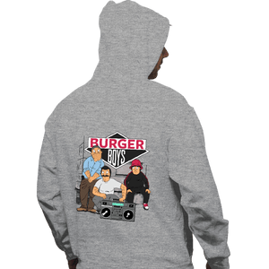 Daily_Deal_Shirts Pullover Hoodies, Unisex / Small / Sports Grey The Burger Boys