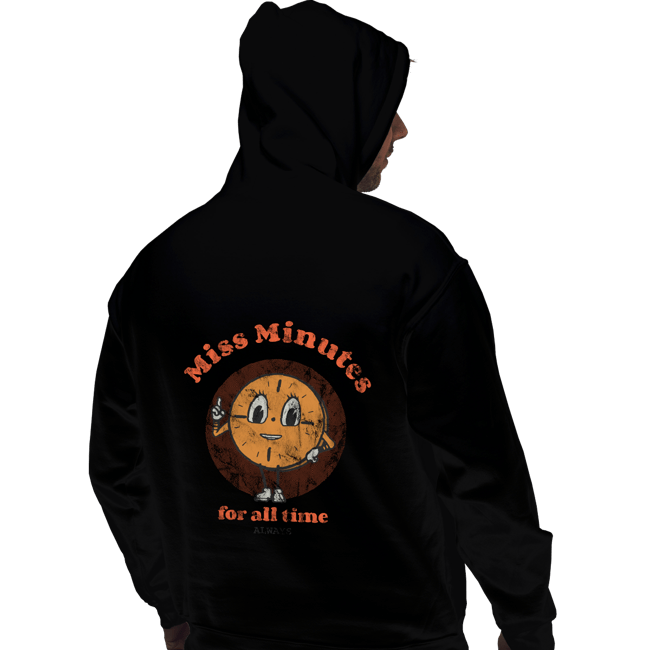 Shirts Pullover Hoodies, Unisex / Small / Black Miss Minutes
