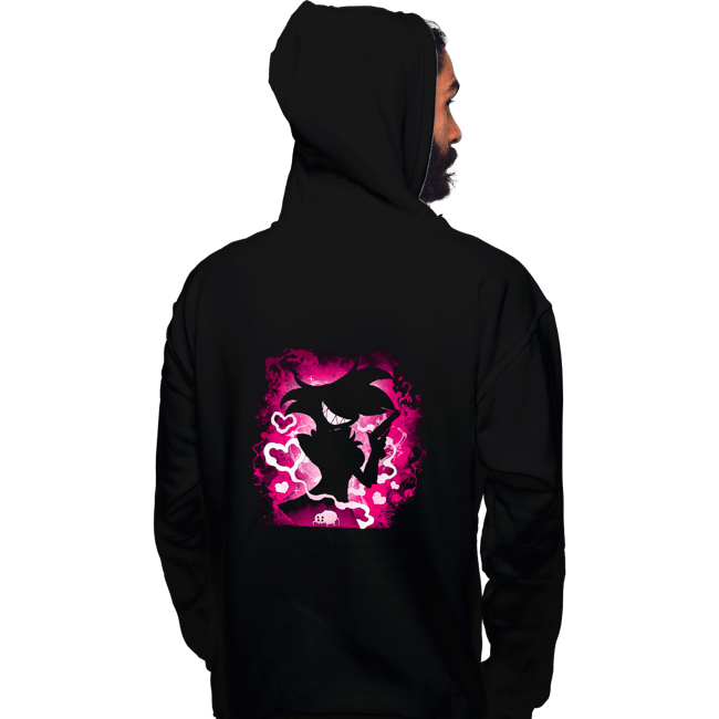 Daily_Deal_Shirts Pullover Hoodies, Unisex / Small / Black Spider Demon