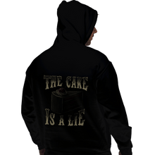 Load image into Gallery viewer, Shirts Pullover Hoodies, Unisex / Small / Black The Cake Is A Lie
