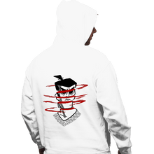 Load image into Gallery viewer, Shirts Pullover Hoodies, Unisex / Small / White Samura Slash
