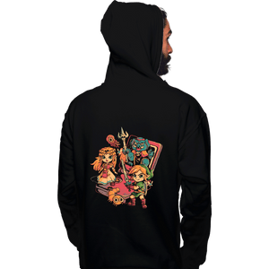 Daily_Deal_Shirts Pullover Hoodies, Unisex / Small / Black Brave Game Boy