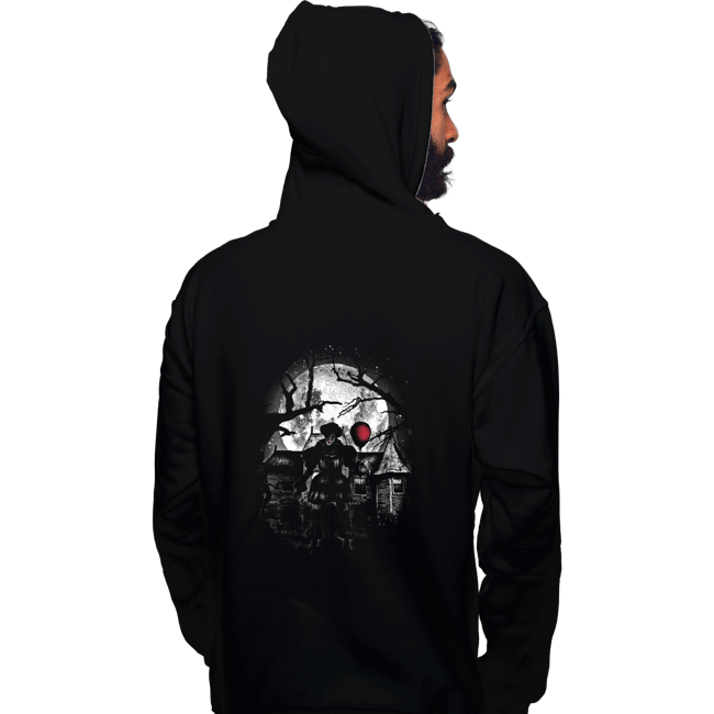Shirts Pullover Hoodies, Unisex / Small / Black Moonlight Clown