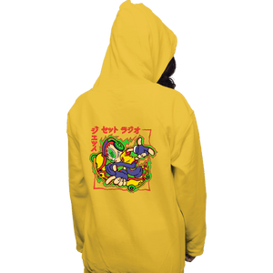 Daily_Deal_Shirts Pullover Hoodies, Unisex / Small / Gold Jet Set Adventure