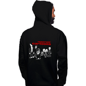 Daily_Deal_Shirts Pullover Hoodies, Unisex / Small / Black Reservoir Cartoons