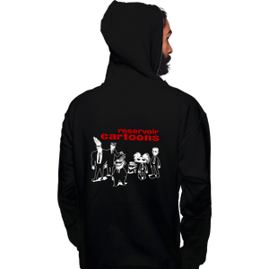 Daily_Deal_Shirts Pullover Hoodies, Unisex / Small / Black Reservoir Cartoons