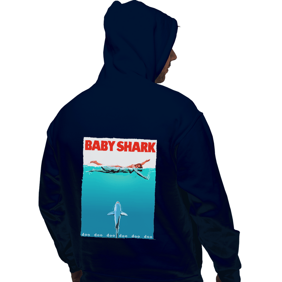 Shirts Pullover Hoodies, Unisex / Small / Navy Baby Shark