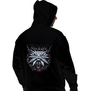 Daily_Deal_Shirts Pullover Hoodies, Unisex / Small / Black The White Wolf