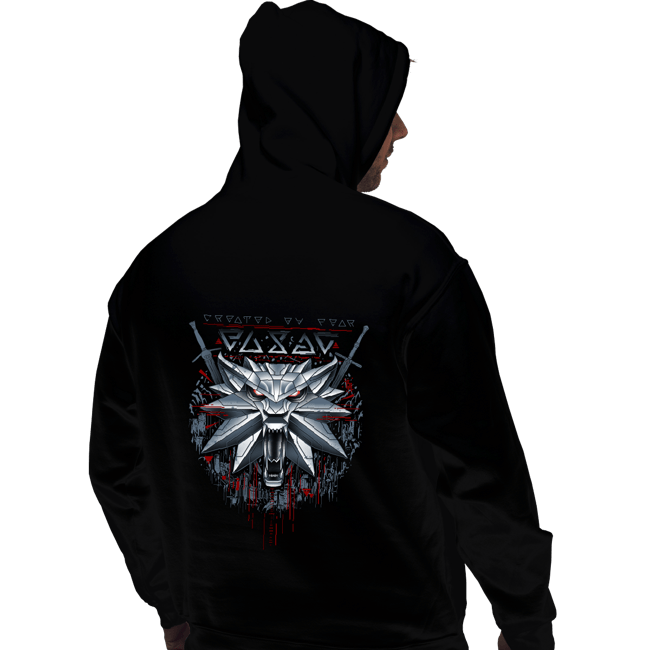 Daily_Deal_Shirts Pullover Hoodies, Unisex / Small / Black The White Wolf