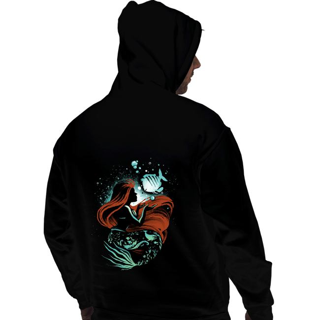Daily_Deal_Shirts Pullover Hoodies, Unisex / Small / Black Song Of The Mermaid
