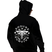 Load image into Gallery viewer, Shirts Pullover Hoodies, Unisex / Small / Black Survive Emblem
