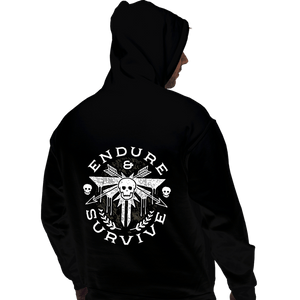 Shirts Pullover Hoodies, Unisex / Small / Black Survive Emblem