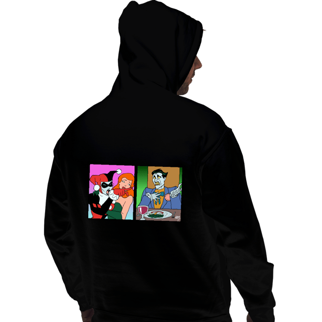 Secret_Shirts Pullover Hoodies, Unisex / Small / Black Quinn Yelling At Joker