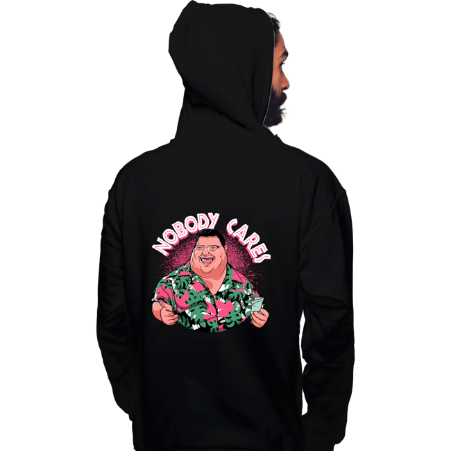 Daily_Deal_Shirts Pullover Hoodies, Unisex / Small / Black Nobody Cares