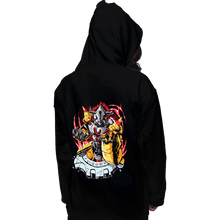 Load image into Gallery viewer, Daily_Deal_Shirts Pullover Hoodies, Unisex / Small / Black Battle War Greymon
