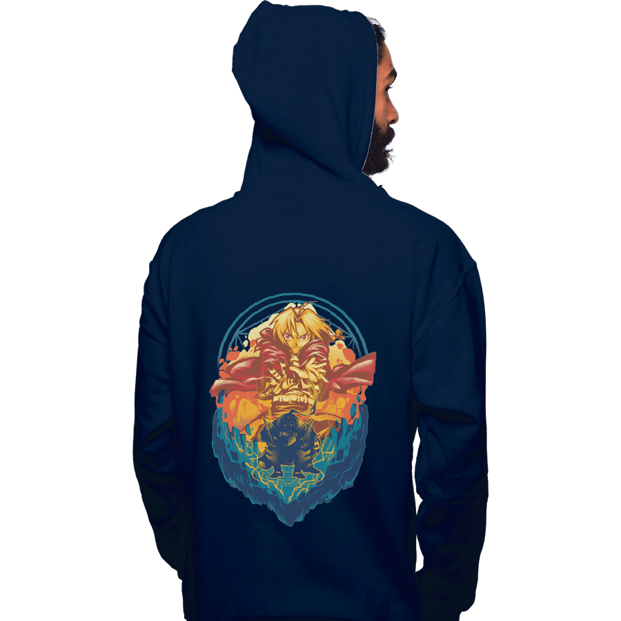 Shirts Pullover Hoodies, Unisex / Small / Navy Alchemist Of Steel