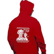 Load image into Gallery viewer, Daily_Deal_Shirts Pullover Hoodies, Unisex / Small / Red Planetary Pizza
