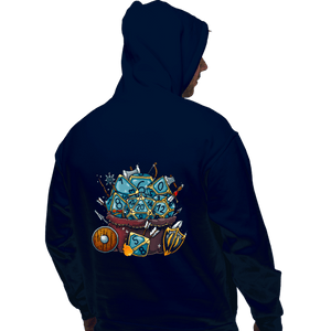 Shirts Pullover Hoodies, Unisex / Small / Navy Set Dice Roll