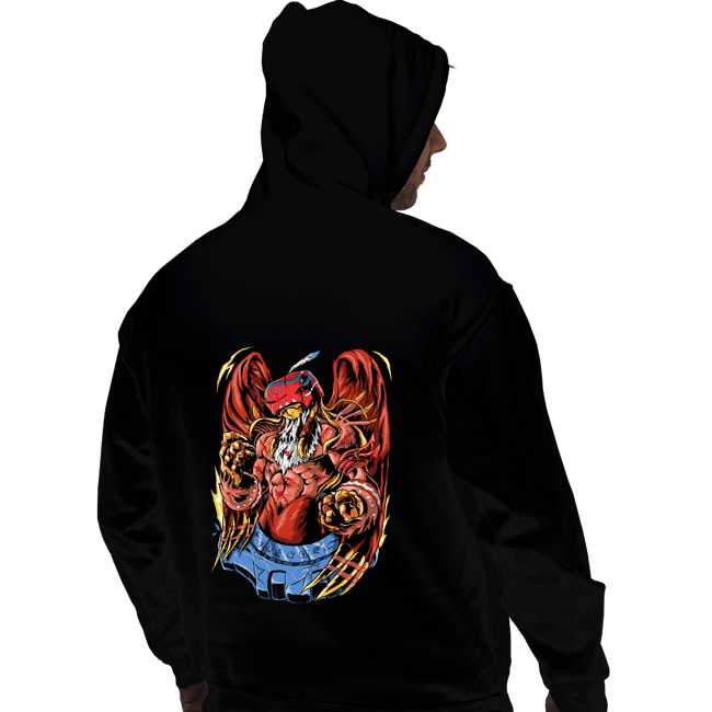 Daily_Deal_Shirts Pullover Hoodies, Unisex / Small / Black Battle Garudamon