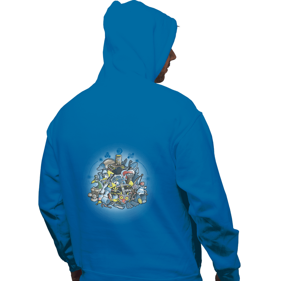 Shirts Zippered Hoodies, Unisex / Small / Royal Blue Link's Weapons