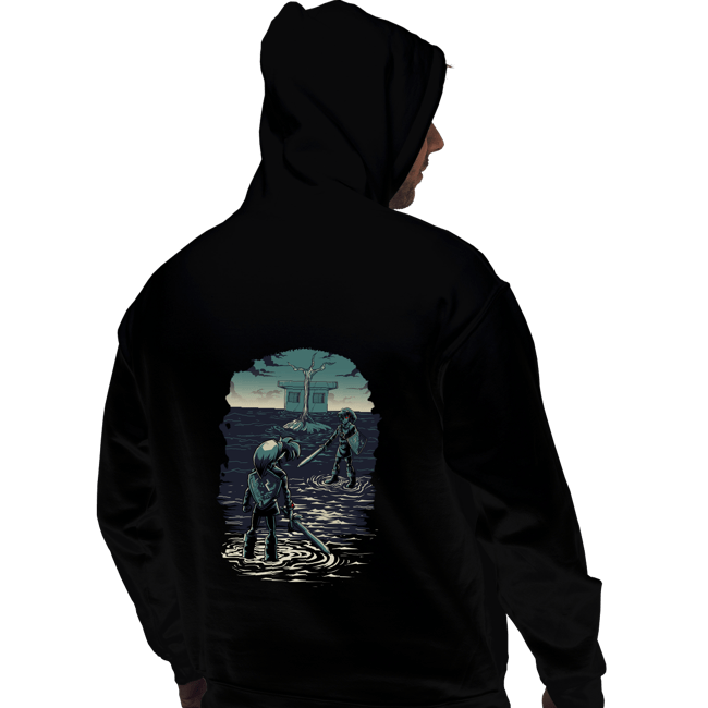 Daily_Deal_Shirts Pullover Hoodies, Unisex / Small / Black Link VS Dark Link