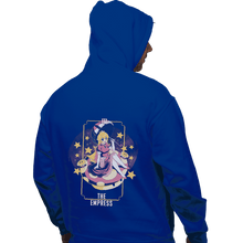 Load image into Gallery viewer, Shirts Pullover Hoodies, Unisex / Small / Royal Blue The Empress Peach

