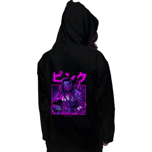 Shirts Pullover Hoodies, Unisex / Small / Black Pink Neon