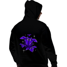 Load image into Gallery viewer, Shirts Pullover Hoodies, Unisex / Small / Black Origami Bats

