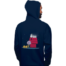Load image into Gallery viewer, Shirts Pullover Hoodies, Unisex / Small / Navy Snapy
